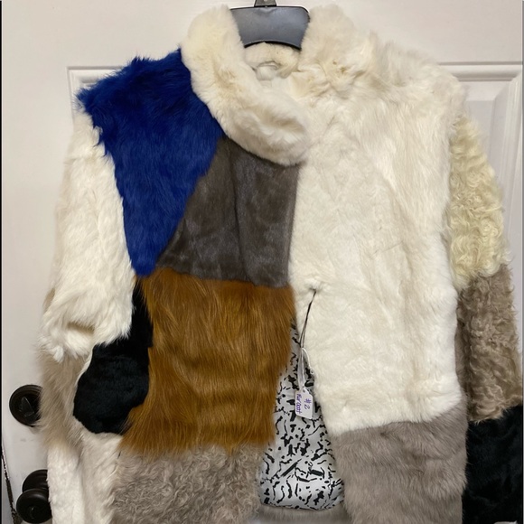 ROSCHTERRA FUR COAT NEW WITH TAGS LARGE - Picture 1 of 8